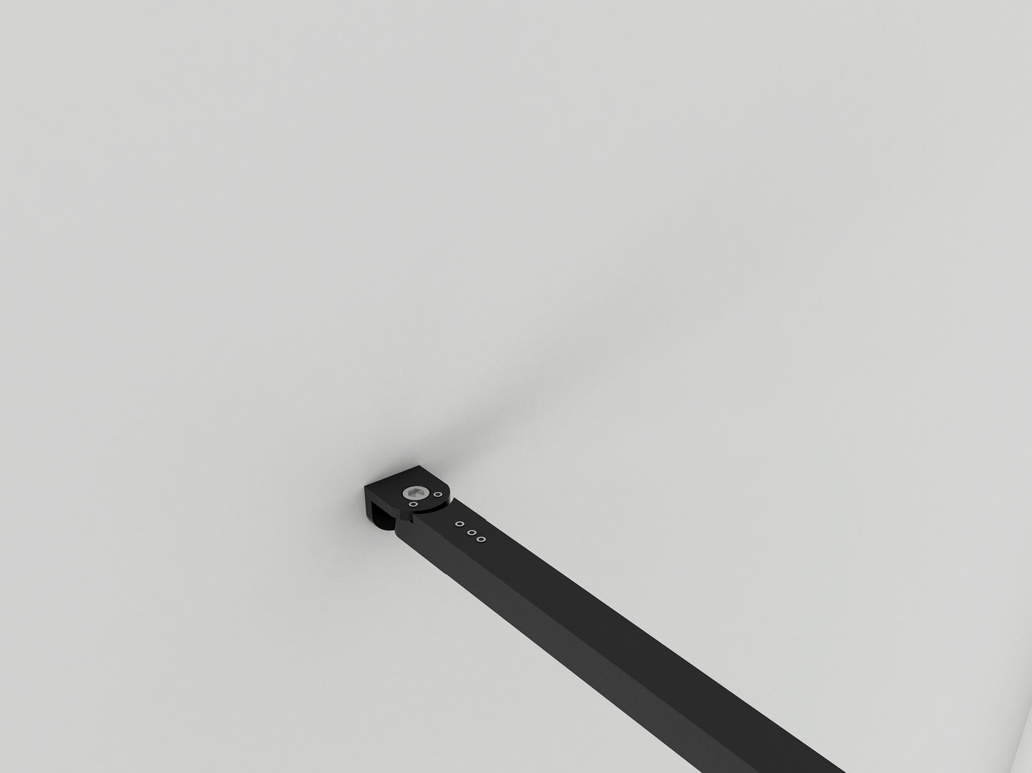 Mampara de Ducha Frontal 1 hoja sin Marco exterior, 10mm Cristal templado Antical, Barra ajustable 73-120cm y Perfil Negro, Altura 200cm