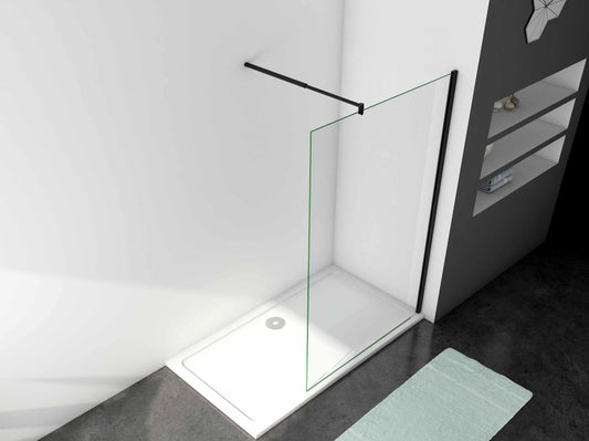 Mampara de Ducha Frontal, 8mm Cristal templado Antical, Altura 200cm