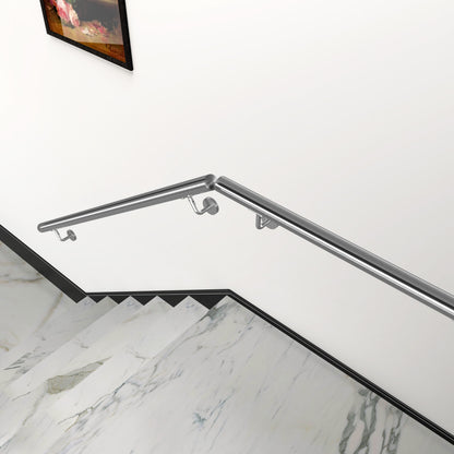 Pasamanos de escalera de acero inoxidable 304 para interior y exterior - 80/100/120/150/180/200 cm